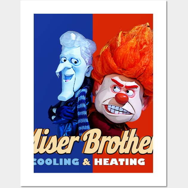 Heat Miser Brothers Wall Art by 6ifari